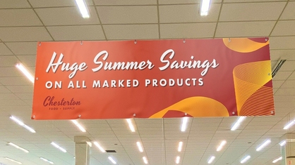Custom Grocery Store Banner