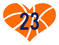 Custom Heart Basketball with Your Number