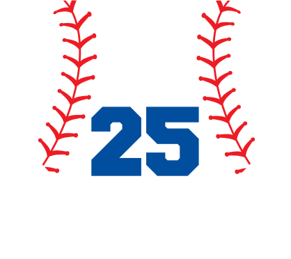 Custom Heart Softball Magnet with Number