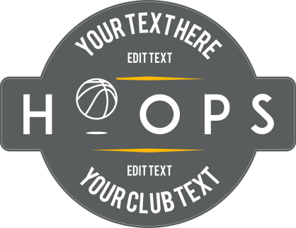 Custom Hoops Die Cut Sticker