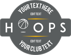 Custom Hoops Die Cut Sticker