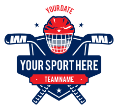 Custom Ice Hockey Helmet Shield Sticker
