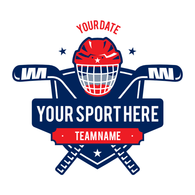 Hockey Helmet Sticker Custom Hockey Bumper Sticker