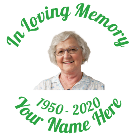 In Loving Memory Car Sticker with Custom Image | Car Stickers