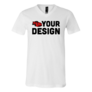 Custom Jersey Short Sleeve V-Neck Tee
