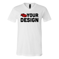 Custom Jersey Short Sleeve V-Neck Tee