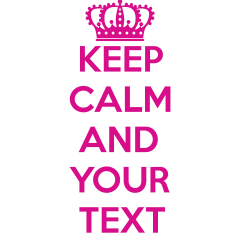 Custom Keep Calm Cut-Out Stickers