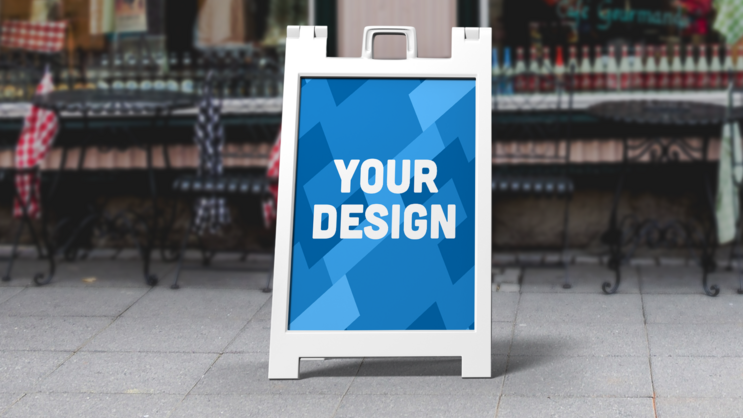 Custom Large A-Frame Sign