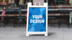 Custom Large A-Frame Sign