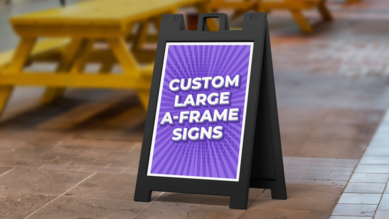 Custom Large A-Frame Signs Thumb