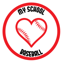 Custom Love Baseball Circle Magnet