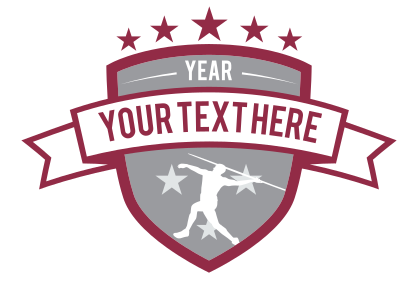 Custom Mens Track Javelin Sticker