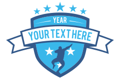 Custom Mens Track Shot Put Sticker