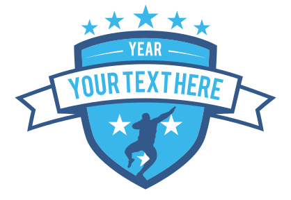 Custom Mens Track Shot Put Sticker