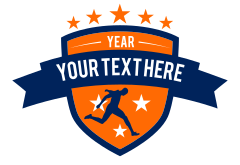 Custom Mens Track Sprinter Sticker