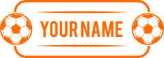 Custom Name Soccer Plate