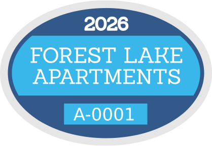Custom Oval Apartment Parking Permits