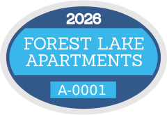 Custom Oval Apartment Parking Permits