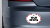 Custom Oval Car Magnet