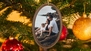 Custom Oval Photo Ornament Of Family