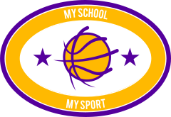 Custom Oval with Stars Basketball Sticker