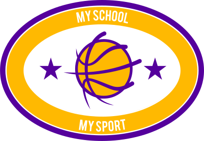 Custom Oval with Stars Basketball Sticker