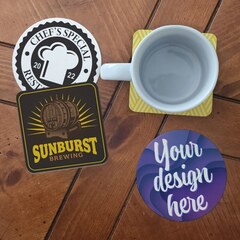 Custom Paper Coasters