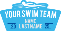 Custom Personal Swimmer Sticker