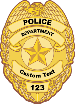 Custom Police Badge Magnet