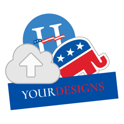 Upload Your Custom Political Sticker Design