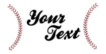 Custom Rectangle Baseball with your Text Magnet