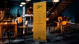 Custom Restaurant Menu Retractable Banner