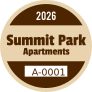 Custom Round Apartment Parking Permits