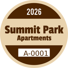 Custom Round Apartment Parking Permits