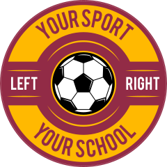Custom Screw Top Circle Soccer Sticker