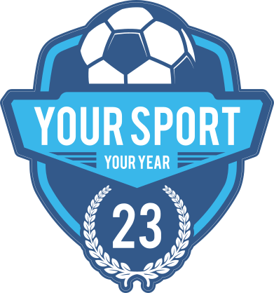 Custom Soccer Badge with Number