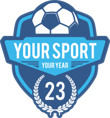 Custom Soccer Badge with Number