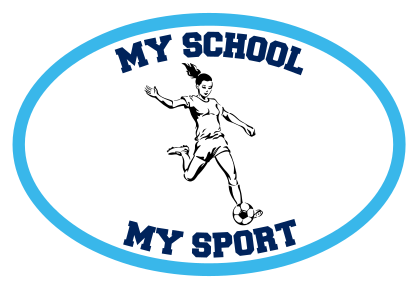 Custom Soccer Girl Oval Sticker