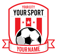 Custom Soccer Shield with Banner Base