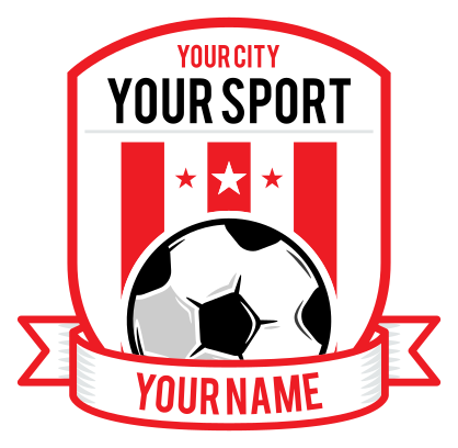 Custom Soccer Shield with Banner Base