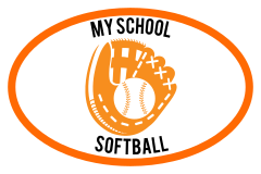 Custom Softball Mitt Oval Magnet
