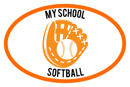 Custom Softball Mitt Oval Magnet