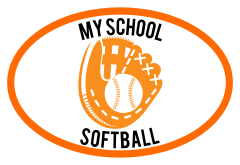 Custom Softball Mitt Oval Sticker
