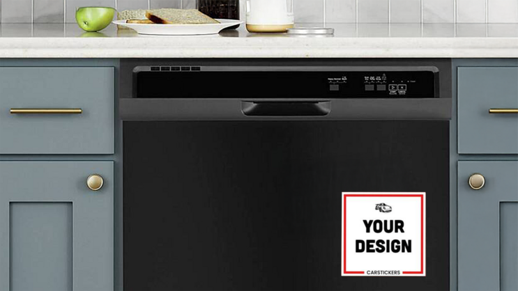Custom Square Dishwasher Magnet