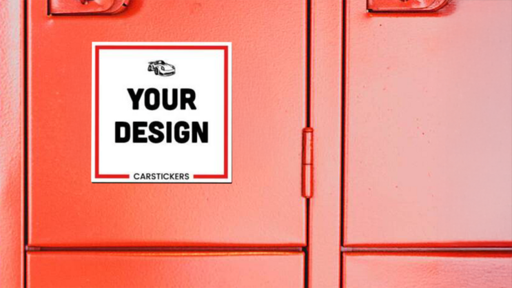 Custom Square Locker Magnet