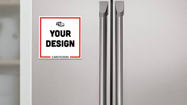 Custom Square Refrigerator Magnet