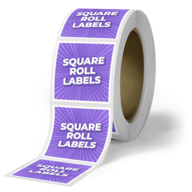 Custom Square Roll Labels