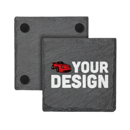 Custom Square Slate Coasters