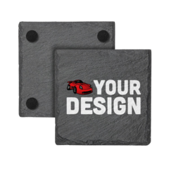 Custom Square Slate Coasters