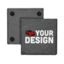 Custom Square Slate Coasters